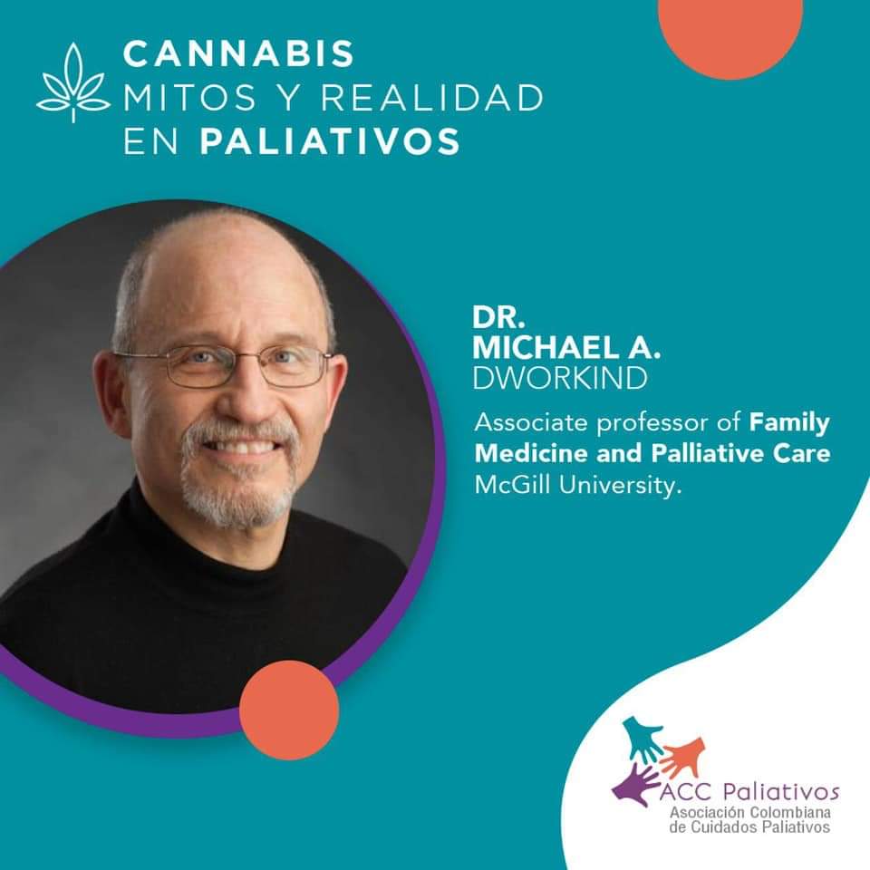 Associação Colombiana de Cuidados Paliativos organiza palestra virtual sobre Cannabis