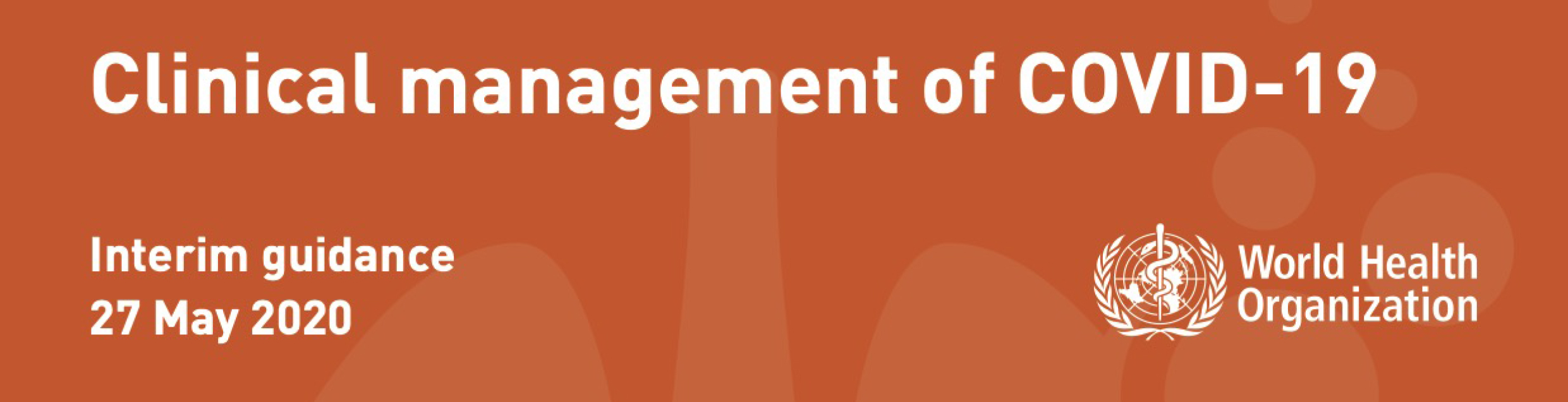 OMS atualiza documento “Clinical management of COVID-19” e inclui capítulo sobre Cuidados Paliativos