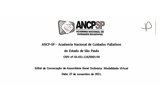 ANCP-SP divulga Edital de Convocação de Assembleia Geral Ordinária: Modalidade Virtual