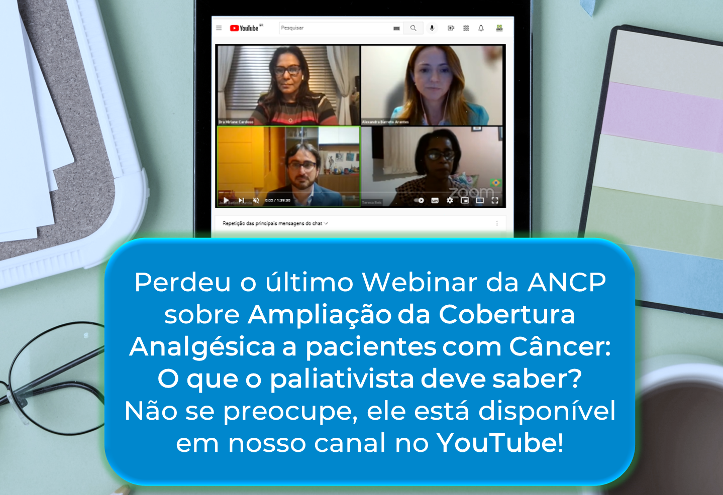 Webinar destaca o que paliativistas devem saber sobre a dor do câncer