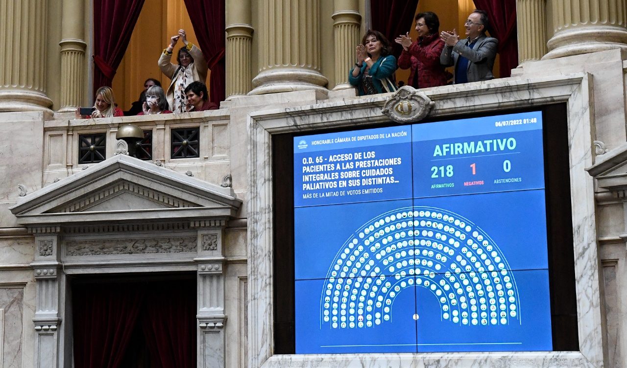 Argentina aprova a Lei Nacional de Cuidados Paliativos