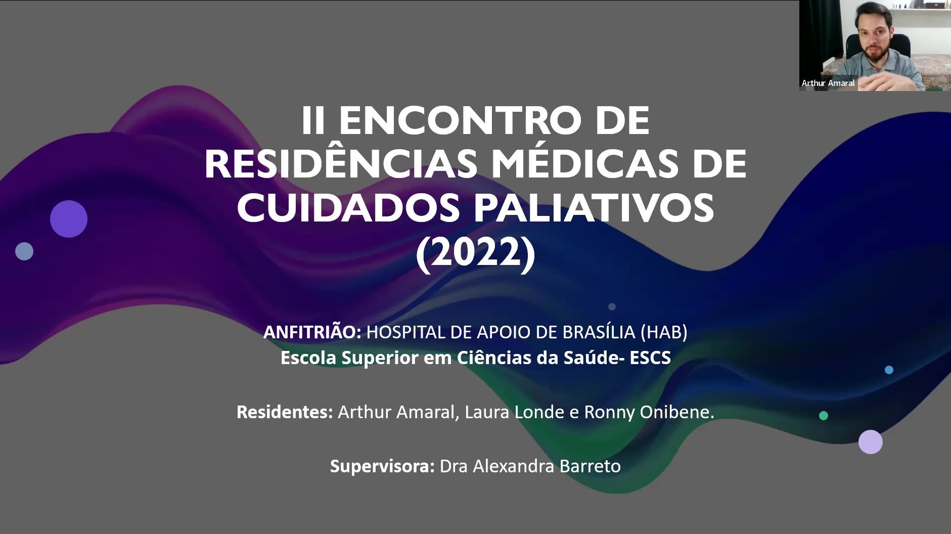 V Encontro Virtual de Residentes em Cuidados Paliativos do Brasil