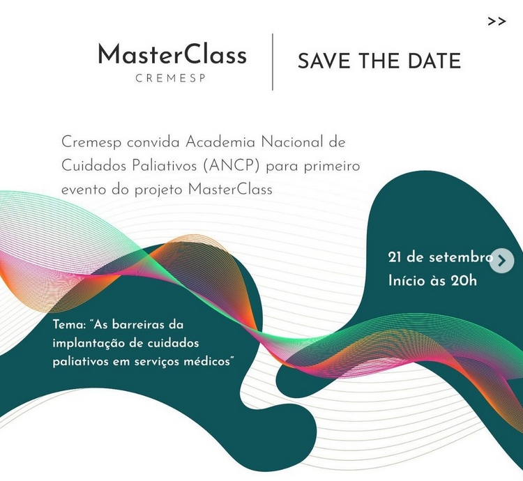 ANCP a convite do Cremesp participa do projeto MasterClass - ANCP