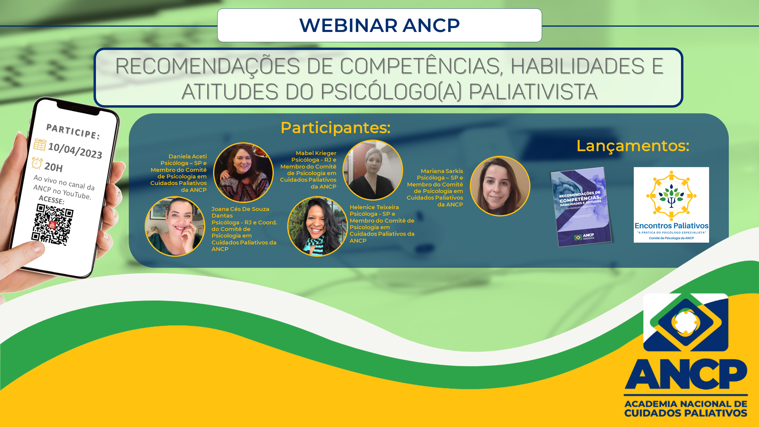 Webinar ANCP Recomendações de Competências, Habilidades e Atitudes do Psicólogo(a) Paliativista