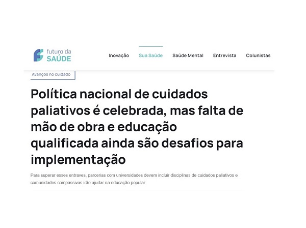 ANCP no portal Futuro da Saúde